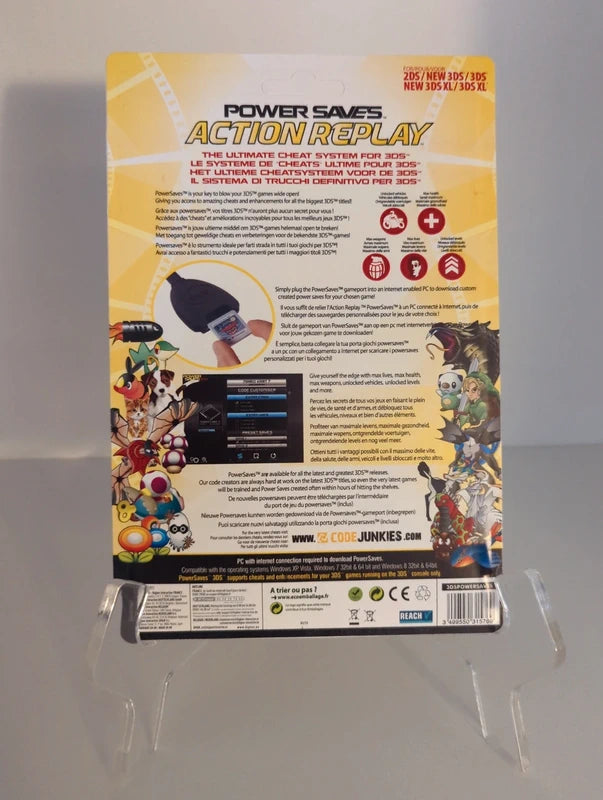 Action Replay - PowerSaves 3DS Datel Cheats Officiels - Pokémon Zelda