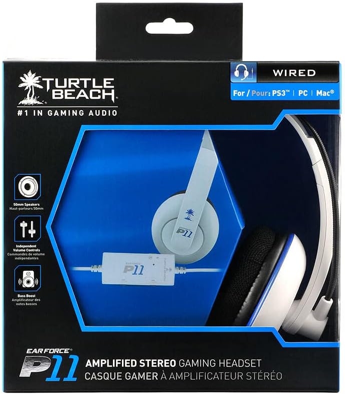 Casque Gaming - Turtle Beach Ear Force P11 - Blanc
