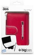 Etui 'Flip & Play' pour Nintendo 3DS - Rouge